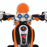 Motorek Chopper NightBike Pomarańczowy - obrazek 9