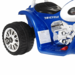 Motorek Chopper na akumulator dla dzieci Niebieski + 3 koła + Dźwięki + Światła LED - obrazek 6