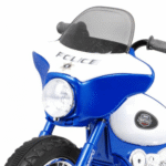 Motorek Chopper na akumulator dla dzieci Niebieski + 3 koła + Dźwięki + Światła LED - obrazek 7