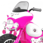 Motorek Chopper na akumulator dla dzieci Różowy + 3 koła + Dźwięki + Światła LED - obrazek 7
