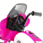 Motorek Chopper na akumulator dla dzieci Różowy + 3 koła + Dźwięki + Światła LED - obrazek 8