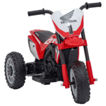 Motorek Cross Honda CRF 450R na akumulator dla dzieci Czerwony + 3 Koła + Gumowy Bieżnik + Klakson