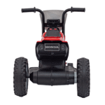 Motorek Cross Honda CRF 450R na akumulator dla dzieci Czerwony + 3 Koła + Gumowy Bieżnik + Klakson - obrazek 6