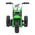 Motorek Cross Honda CRF 450R na akumulator dla dzieci Zielony + 3 Koła + Gumowy Bieżnik + Klakson - obrazek 5