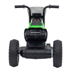 Motorek Cross Honda CRF 450R na akumulator dla dzieci Zielony + 3 Koła + Gumowy Bieżnik + Klakson - obrazek 6