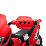 Motorek Cross dla dzieci Pojazd na akumulator Czerwony + Pomocnicze kółka + Dźwięki LED - obrazek 10