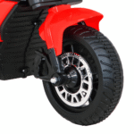 Motorek Fast Tourist na akumulator dla dzieci Czerwony + Audio + Światła + Ekoskóra - obrazek 10