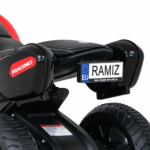 Motorek Fast Tourist na akumulator dla dzieci Czerwony + Audio + Światła + Ekoskóra - obrazek 9