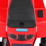 Motorek MiniBike na akumulator dla dzieci Czerwony + Dźwięki + Światła LED + Ekoskóra - obrazek 11