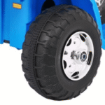 Motorek MiniBike na akumulator dla dzieci Niebieski + Dźwięki + Światła LED + Ekoskóra - obrazek 10