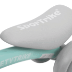 Pierwszy Rowerek biegowy PettyTrike dla dzieci Zielony 4-kołowy Jeździk SporTrike - obrazek 9