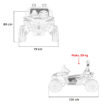 Pojazd Buggy FASTER Czerwony - obrazek 14