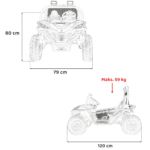 Pojazd Buggy FASTER Zielony - obrazek 14