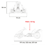 pojazd gokart audi z funkcja driftu czerwony - zdjecie produktu 13