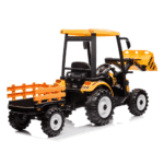 pojazd mega traktor d68 z przyczepka zolty - zdjecie produktu 3
