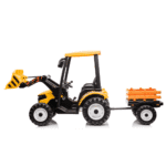 pojazd mega traktor d68 z przyczepka zolty - zdjecie produktu 5