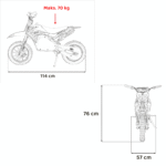 Pojazd Motor RENEGADE 50R Czerwony - obrazek 14