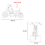 Pojazd Motor SPEED Power Czerwony - obrazek 14
