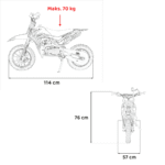 pojazd motor spalinowy renegade 50r niebieski - zdjecie produktu 11