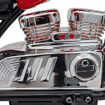 Pojazd Motorek Chopper Warrior Czerwony - obrazek 13