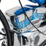 Pojazd Motorek Chopper Warrior Niebieski - obrazek 11