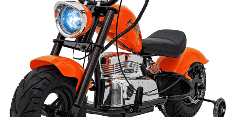 pojazd motorek chopper warrior pomaranczowy - zdjecie produktu 1