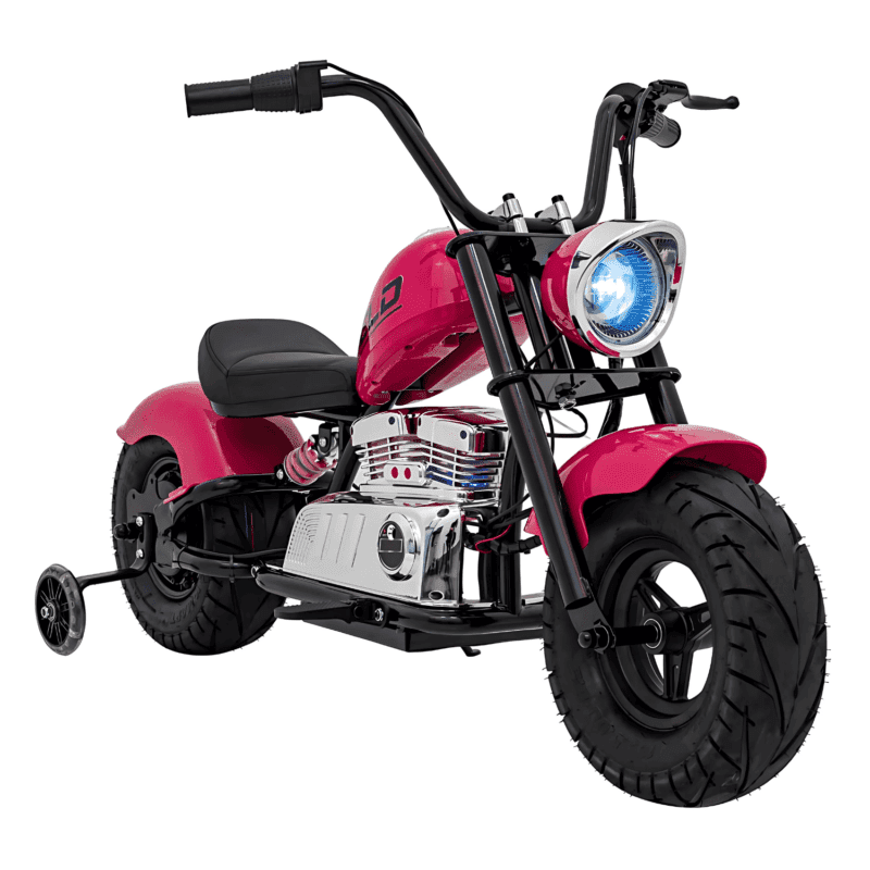 pojazd motorek chopper warrior rozowy