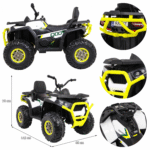 Pojazd Quad ATV Desert Biały - obrazek 5