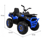 Pojazd Quad ATV Desert Niebieski - obrazek 10