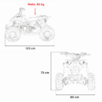 Pojazd Quad Spalinowy RENEGADE HIPERFECT 110CC Zielony - obrazek 14