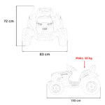 Pojazd Traktor GROW 1804 Ciemno Zielony - obrazek 14