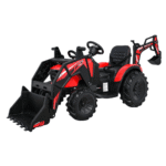 Pojazd Traktor Z Przyczepą 720-T Czerwony - obrazek 2