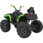 Quad ATV 2.4GHz na akumulator dla dzieci Czarno-zielony + Pilot + Koła EVA + Radio MP3 + Wolny Start - obrazek 5