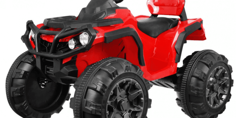 quad atv 2 4ghz na akumulator dla dzieci czerwony pilot kola eva radio mp3 wolny start - zdjecie produktu 1