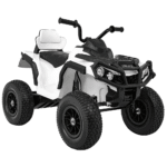 Quad ATV Air na akumulator dla dzieci Biały + Koła pompowane + Radio MP3 + Wolny Start