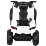 Quad ATV Air na akumulator dla dzieci Biały + Koła pompowane + Radio MP3 + Wolny Start - obrazek 6