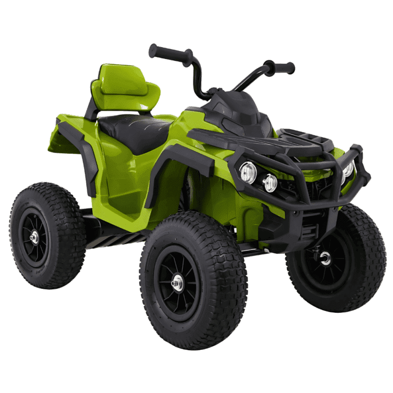 quad atv air na akumulator dla dzieci zielony kola pompowane radio mp3 wolny start