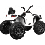 Quad ATV na akumulator dla dzieci Biały + Koła EVA + Radio MP3 + LED + Wolny Start - obrazek 3