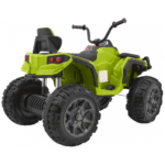 Quad ATV na akumulator dla dzieci Zielony + Koła EVA + Radio MP3 + LED + Wolny Start - obrazek 3