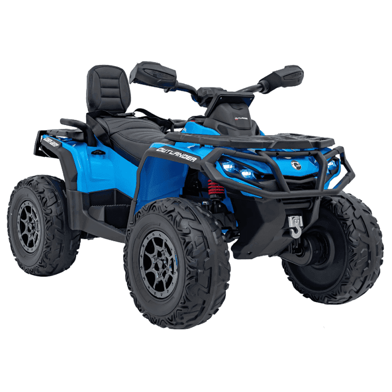 quad can am outlander atv niebieski