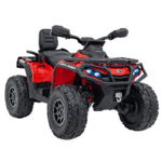 Quad Can Am Outlander ATV z Pilotem Czerwony