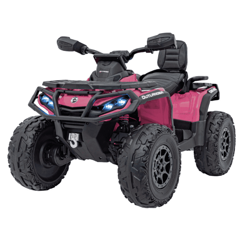 quad can am outlander atv z pilotem rozowy - zdjecie produktu 1