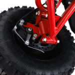 Quad HIPERFECT na akumulator Czerwony 35km/h + Silnik bezszczotkowy 1000W + Koła pompowane + Regulacja siedzenia - obrazek 10