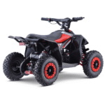 Quad HIPERFECT na akumulator Czerwony 35km/h + Silnik bezszczotkowy 1000W + Koła pompowane + Regulacja siedzenia - obrazek 3