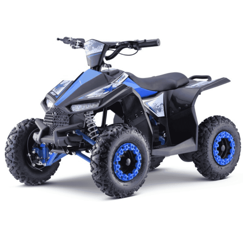 quad hiperfect na akumulator niebieski 35km h silnik bezszczotkowy 1000w kola pompowane regulacja siedzenia - zdjecie produktu 1