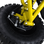 Quad HIPERFECT na akumulator Żółty 35km/h + Silnik bezszczotkowy 1000W + Koła pompowane + Regulacja siedzenia - obrazek 10