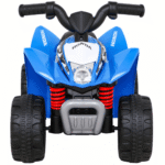 Quad Honda 250X TRX na akumulator Niebieski + Klakson + LED + Ekoskóra - obrazek 5