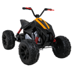 Quad Lucky Seven na akumulator Czarny + Koła EVA + Wolny Start + LED + MP3 USB