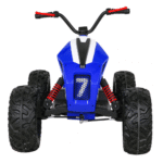 Quad Lucky Seven na akumulator Niebieski + Koła EVA + Wolny Start + LED + MP3 USB - obrazek 5