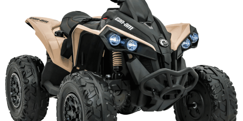 quad maverick atv khaki